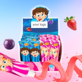 Bubble Gum Candy Supplier - Toothpaste Sweet Fruit Flavor