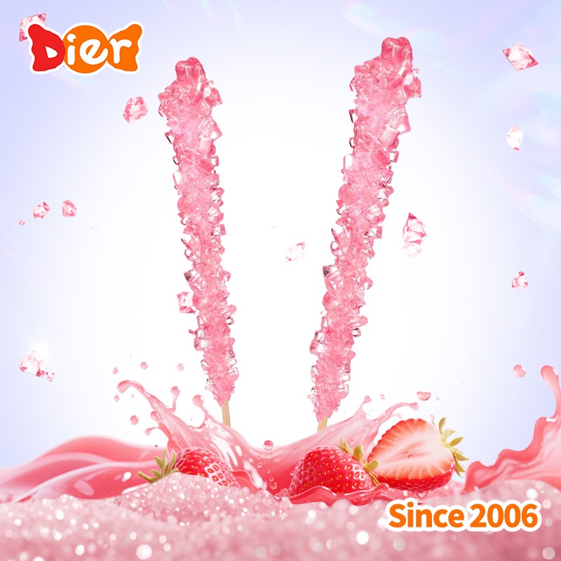 Rock Candy Lollipop Supplier - Halal Crystal Sugar Sticks