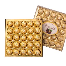 Golden Chocolate Ball Manufacturer - OEM Valentine Halal