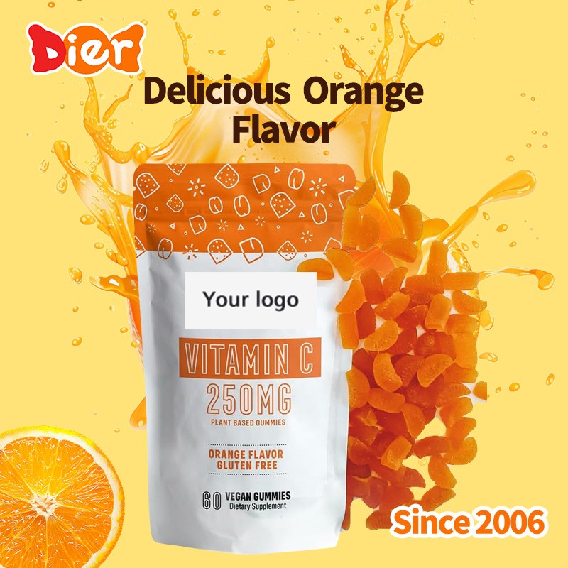 Vitamin C Gummy Candy Manufacturer - OEM Custom Oranges Flavor for Adults & Kids
