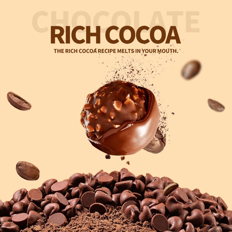 Golden Chocolate Ball Manufacturer - OEM Valentine Halal