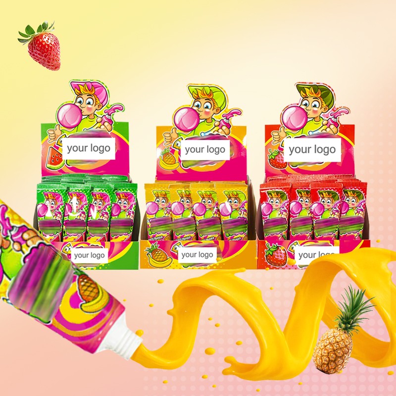 Bubble Gum Candy Factory - Toothpaste Fruit Flavor Bottle