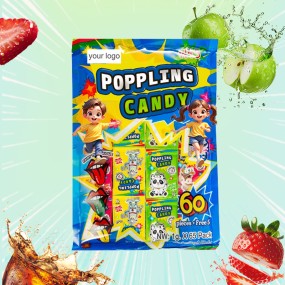 Popping Candy Factory - Halal Sour Apple Strawberry
