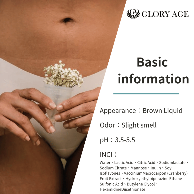 Vagina Skincare With 3 Triple Buffer Systems, Mannose, Inulin, Lactic Acid Yoni Herbe Vaginal V-Equib Anti Candida Albicans