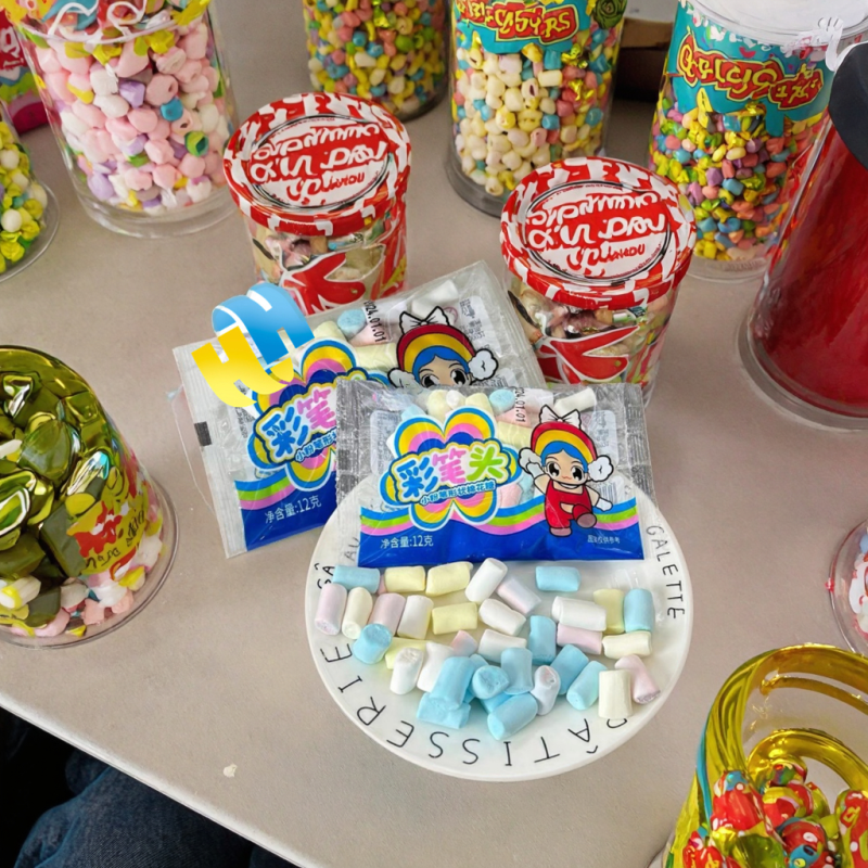 Mini Chalk Marshmallow Supplier - High Quality Mixed Fruit Halal