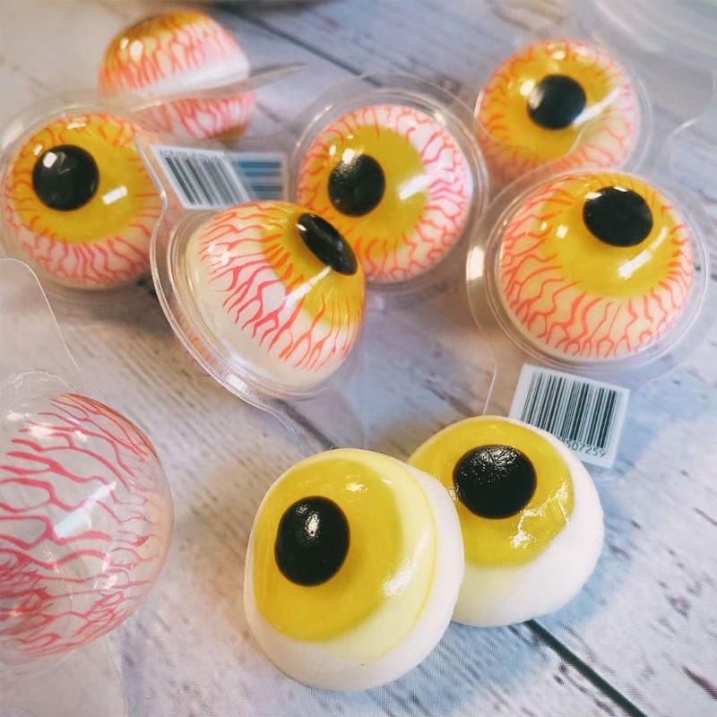 Sour Eyeball Candy Supplier - Coated Gummy Eyes Funny Prank
