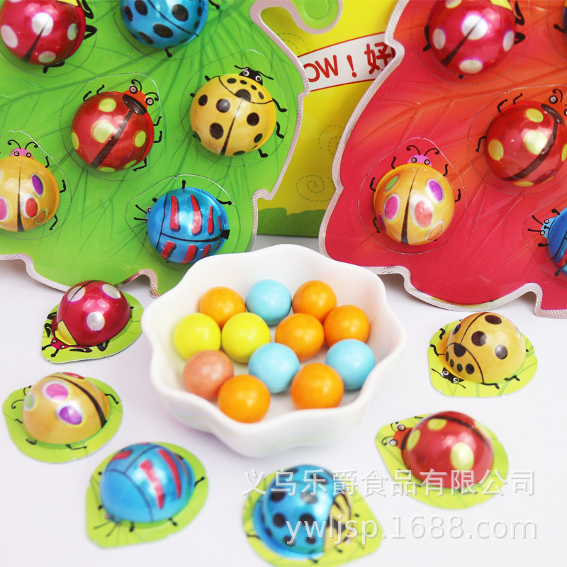 Chocolate Balls Factory - Ladybug Shape Crispy Milk Biscuit