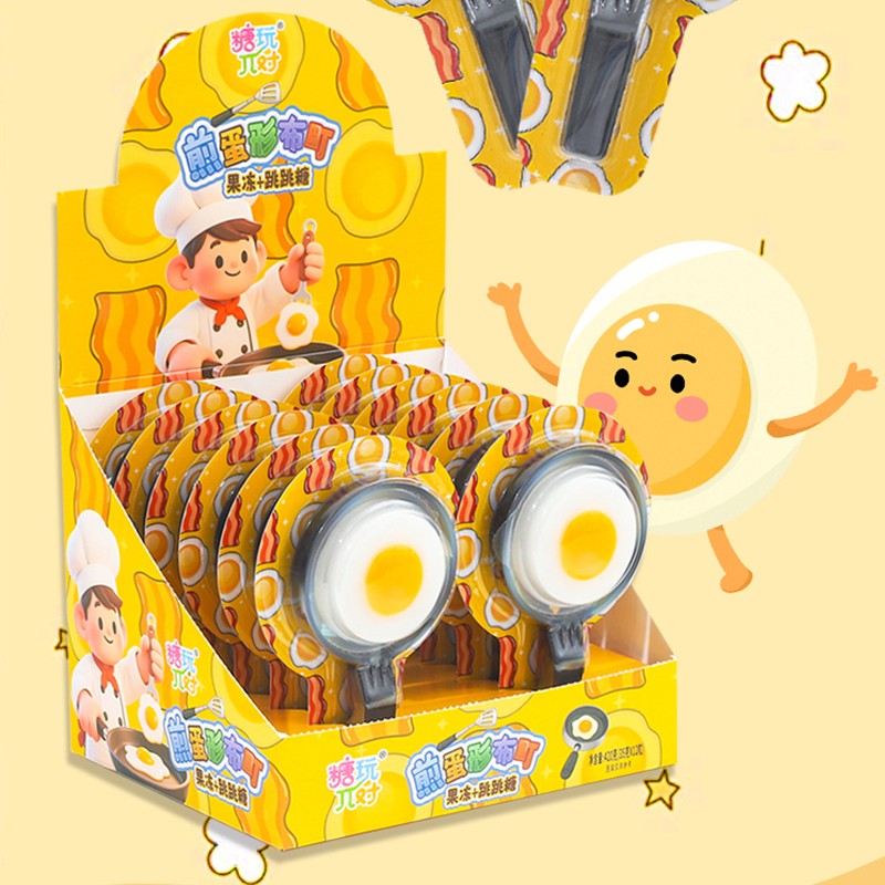 Omelette Jelly Candy Factory - Cloth Town Popping Fun Snack