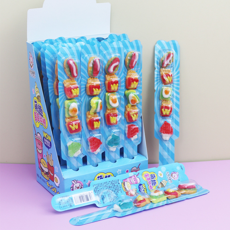 Watermelon Bubble Candy Supplier - Cute Gel Soft Hot Dog Shape