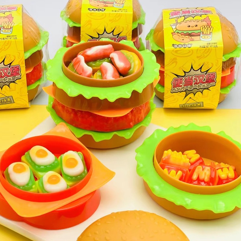 Burger Gummy Candy Manufacturer - QQ Gummy Sandwich Pizza