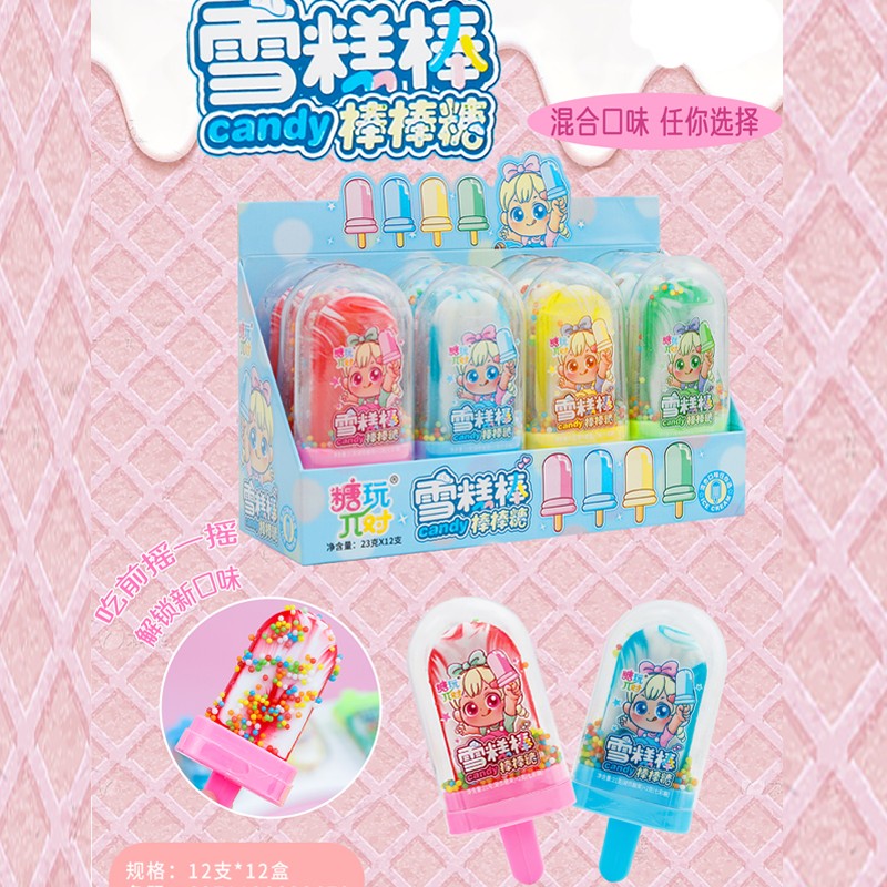 Ice Cream Candy Supplier - Stick Shape Fruity Sour Lemon