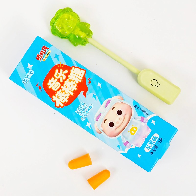 Music Lollipop Manufacturer - Piggy Hero Bear Cartoon Halal