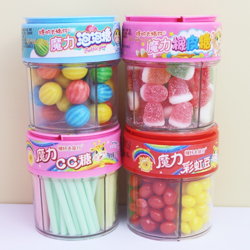 Magic Rainbow Bean Candy Supplier - Sour Popping Candy in Box