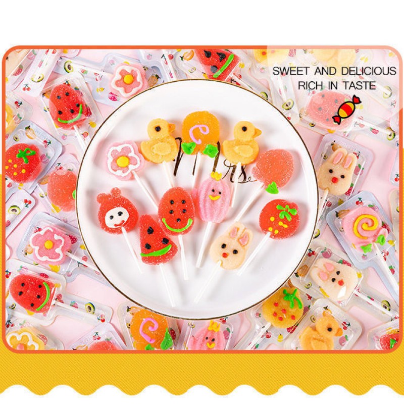 Cartoon Lollipops Manufacturer - Glucose-Infused Fruit Mix for Kids