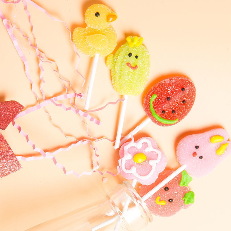 Cartoon Lollipops Manufacturer - Glucose-Infused Fruit Mix for Kids