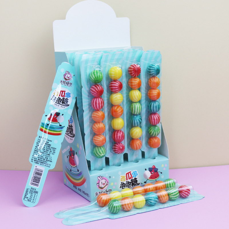 Watermelon Bubble Candy Supplier - Cute Gel Soft Hot Dog Shape