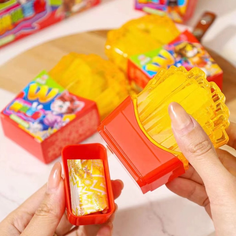 Potato Chip Candy Supplier - Shaped Popping Candy Heart Pattern