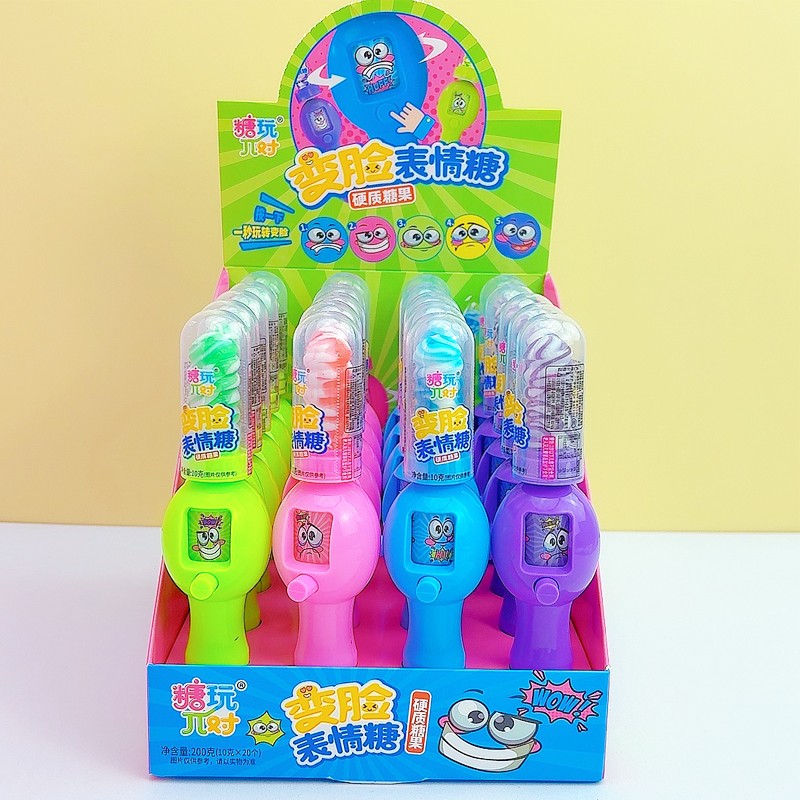 Face-Changing Lollipop Supplier - Expressive Fruity Hard Mint
