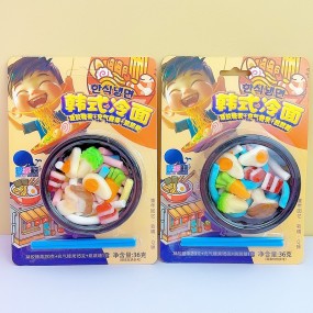 Korean Gummy Snack Factory - Vegetable Shaped Popping Candy