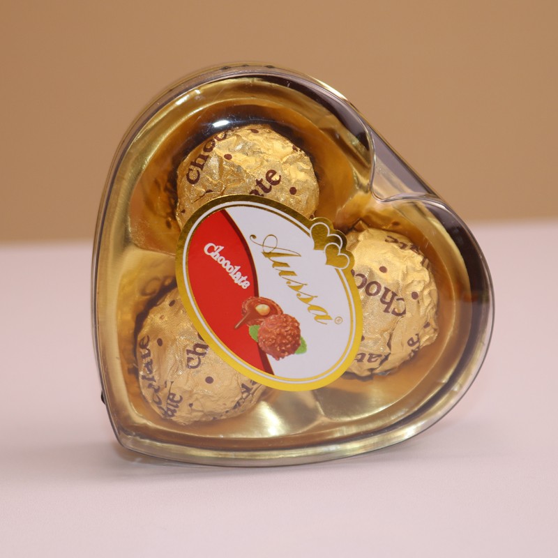 Heart Chocolate Gift Supplier - 3 Pieces Wedding Candy Box