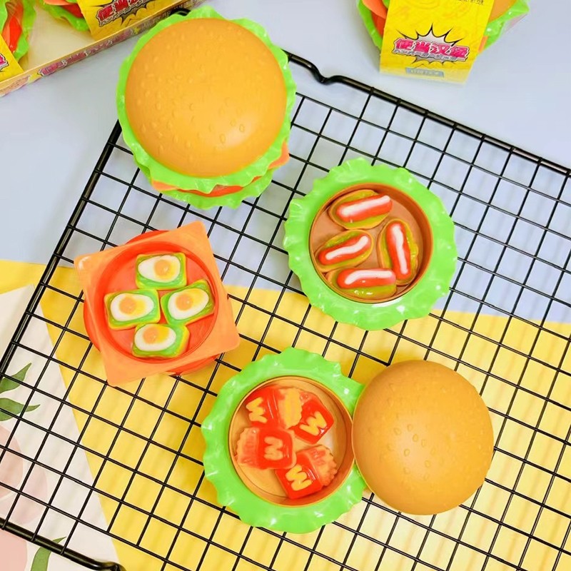 Burger Gummy Candy Manufacturer - QQ Gummy Sandwich Pizza