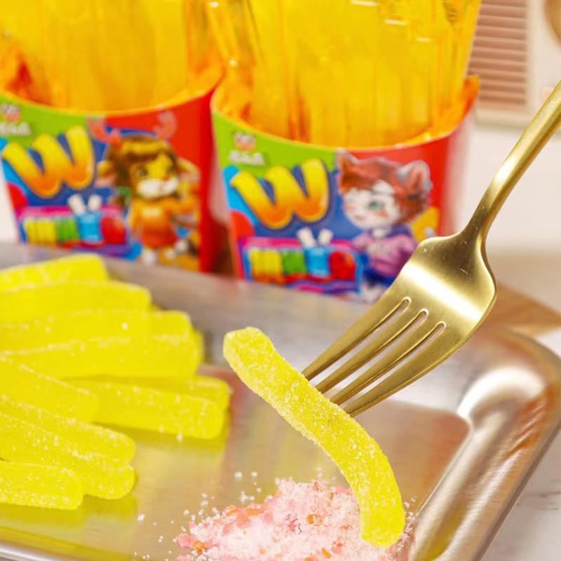 Potato Chip Candy Supplier - Shaped Popping Candy Heart Pattern