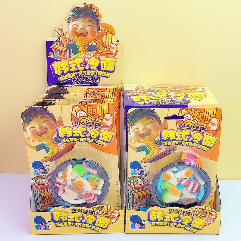 Korean Gummy Snack Factory - Vegetable Shaped Popping Candy