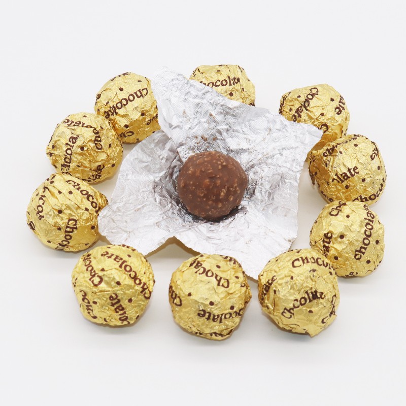 Golden Heart Gift Supplier - Nut-Rich Milk Chocolate Pattern