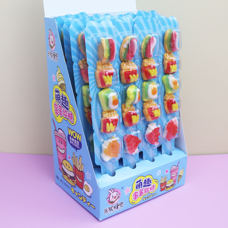 Watermelon Bubble Candy Supplier - Cute Gel Soft Hot Dog Shape