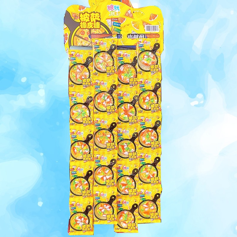 Pizza Gummy Candy Supplier - Q-Bouncy Mango Flavored Chewy