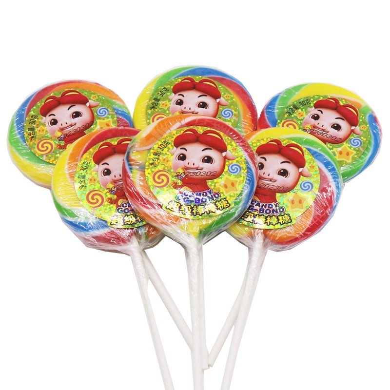Super Lollipop Manufacturer - 30g Wave Board Cartoon Coated