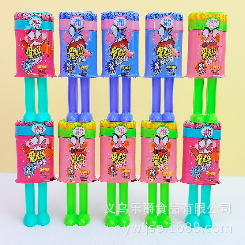 Fruit Flavored Gel Candy Supplier - Strawberry Blueberry Lollipop