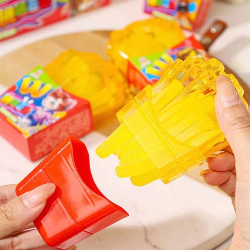 Potato Chip Candy Supplier - Shaped Popping Candy Heart Pattern