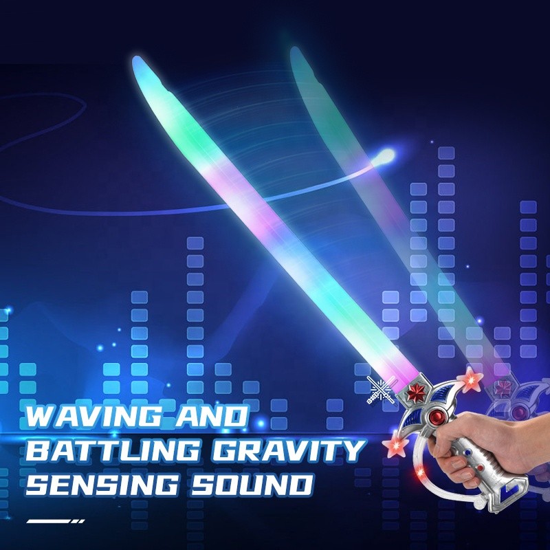 Lighting Sword Toy Supplier - Plastic LED Kids Weapon Gift