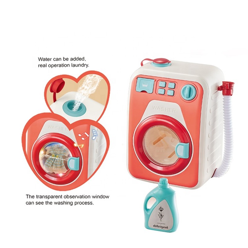 Mini Appliance Toy Supplier - Electric Washing Machine Light Sounds