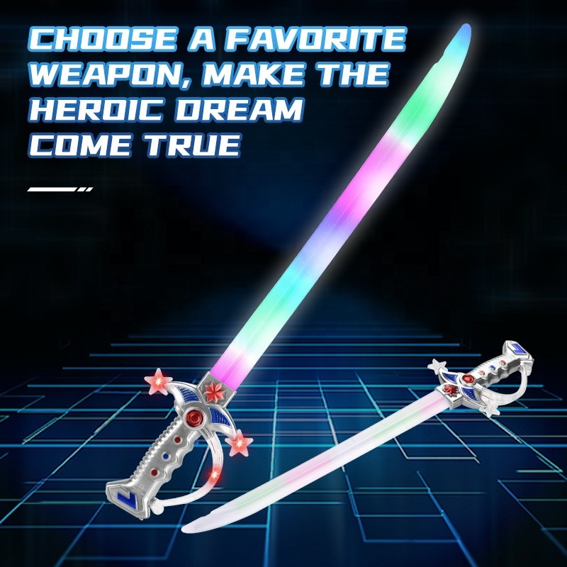 Lighting Sword Toy Supplier - Plastic LED Kids Weapon Gift