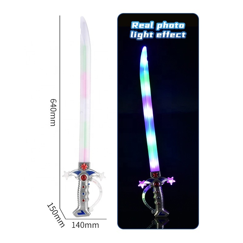 Lighting Sword Toy Supplier - Plastic LED Kids Weapon Gift