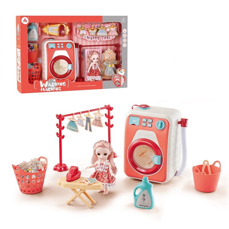 Mini Appliance Toy Supplier - Electric Washing Machine Light Sounds