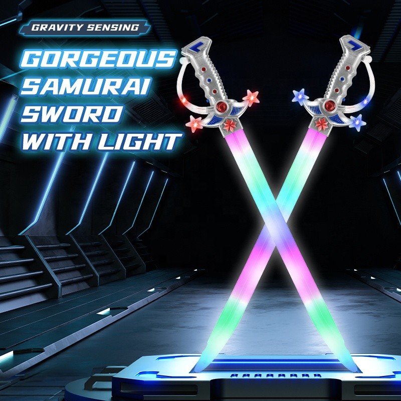 Lighting Sword Toy Supplier - Plastic LED Kids Weapon Gift