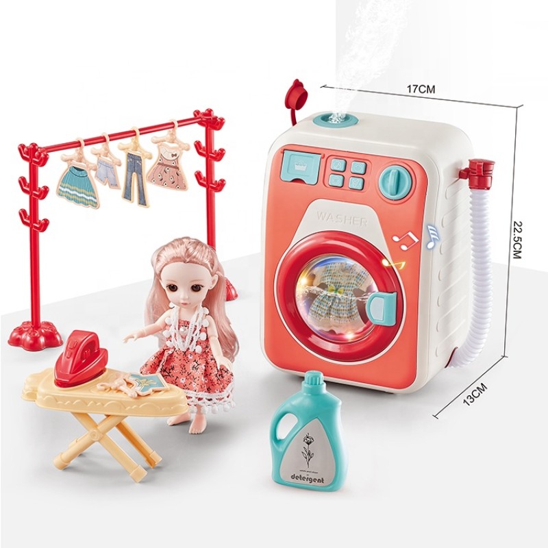 Mini Appliance Toy Supplier - Electric Washing Machine Light Sounds