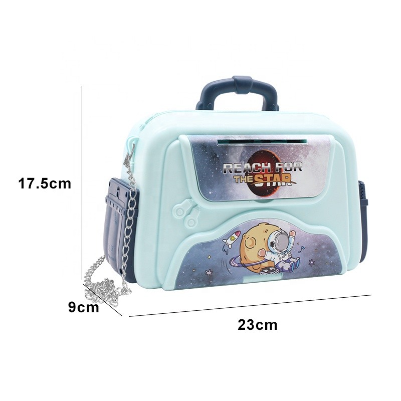 Password Lock Piggy Bank Supplier - ABS Material Light Music Money Box
