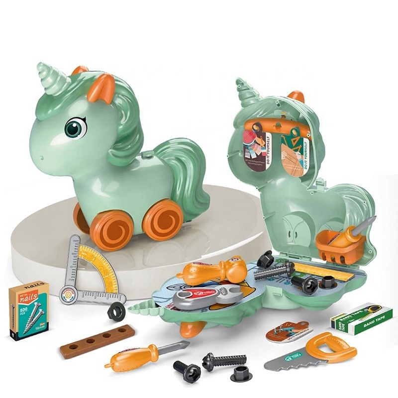 Plastic Tools Toys Factory - 3 in 1 Pretend Play Tool Kit