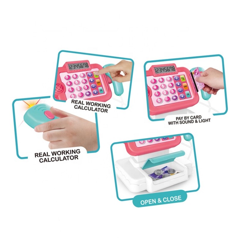 Supermarket Cashier Set Manufacturer - Plastic Electric Sound Register