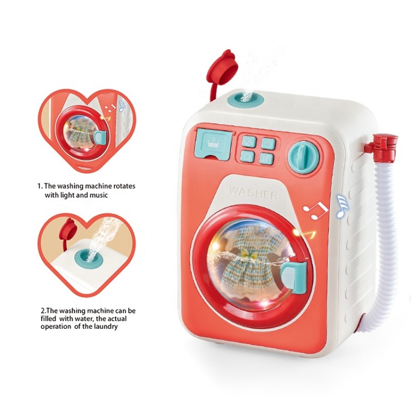 Mini Appliance Toy Supplier - Electric Washing Machine Light Sounds