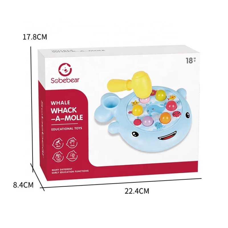 Whale Game Toy Supplier - Banging Whack-a-mole Hammer Knock