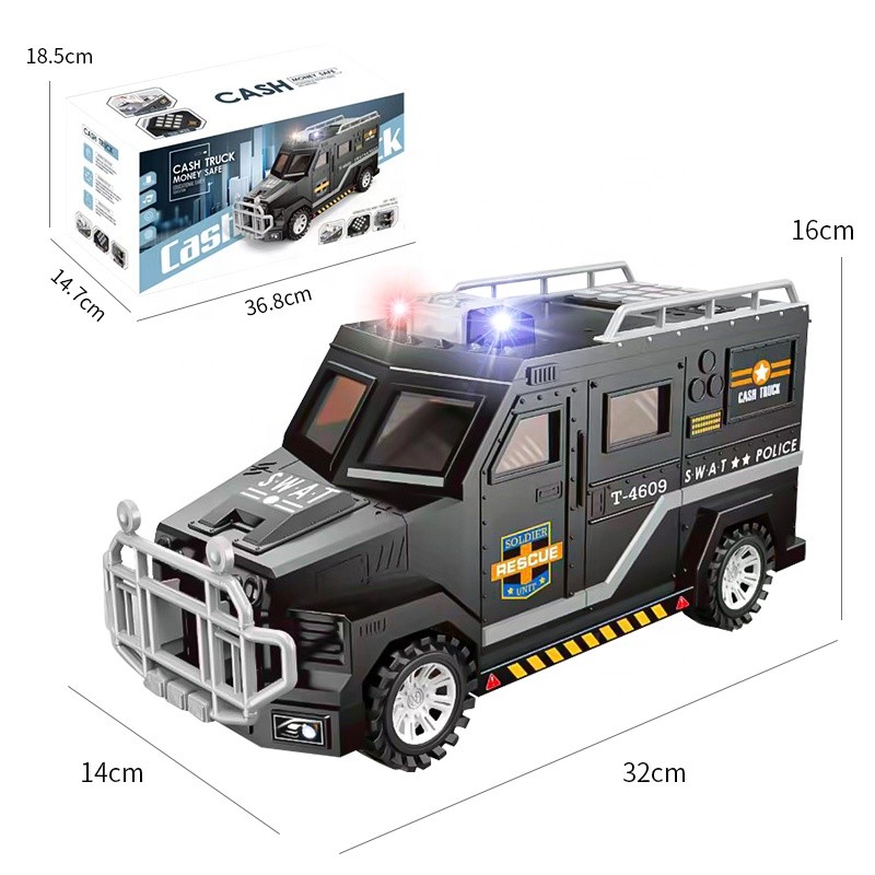 Cash Truck Money Box Factory - Simulation Fingerprint Password ATM