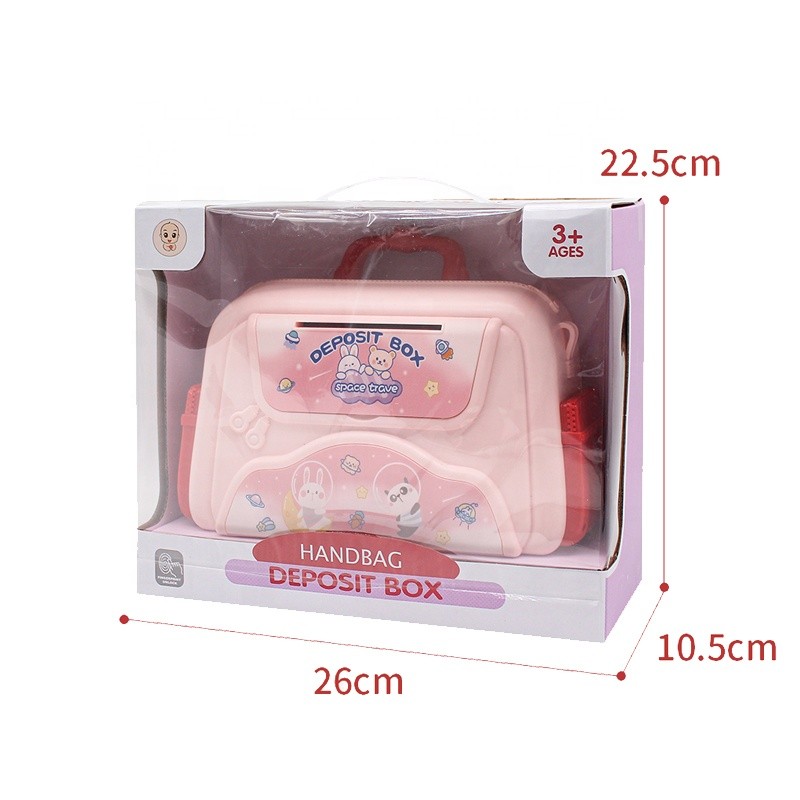 Educational Money Box Factory - Password Lock Light Music Hand Bag
