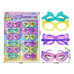 Flip-open Cat Girl Glasses Supplier - Plastic No Lens for Kids