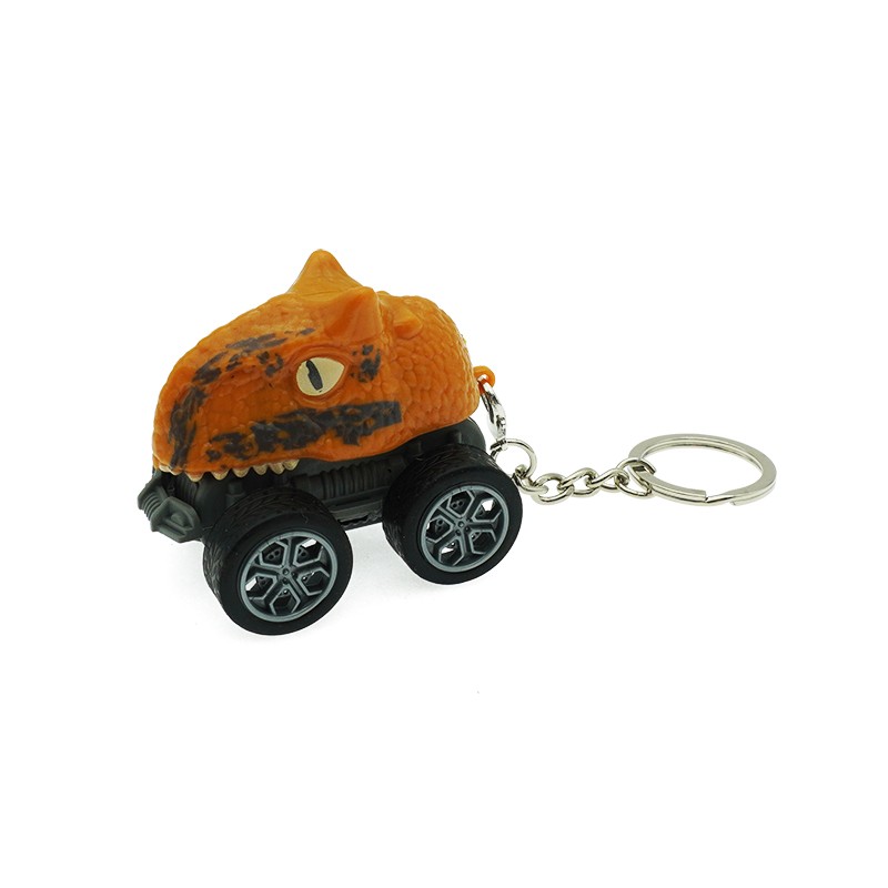 Dinosaur Pull Back Car Supplier - with Keychain High Quality