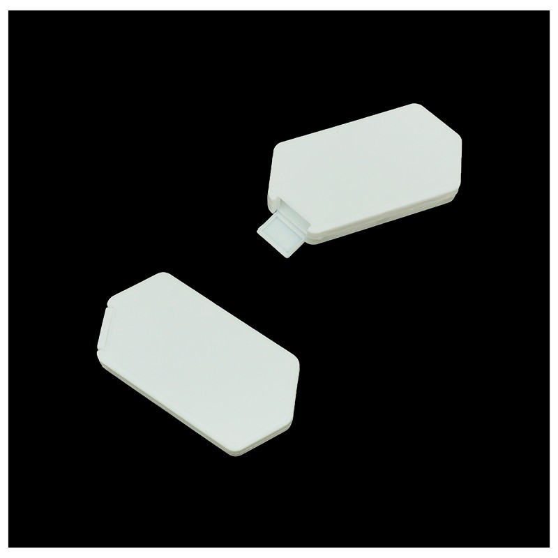 Hexagonal Candy Bottle Factory - White Plastic Empty Container